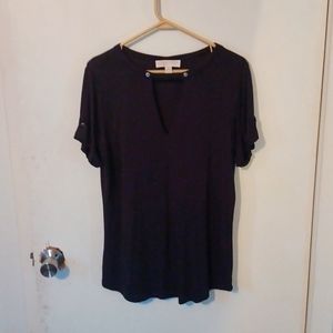 Michael kors black fitted shirt.
